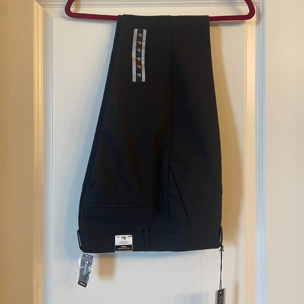Black Express Columnist Style Ankle Length Pants